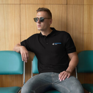 Imprinted Owl Men's Premium Polo